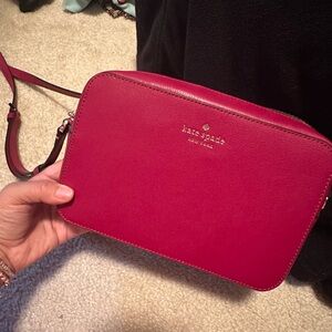 Kate Spade Pink Leather Crossbody Bag